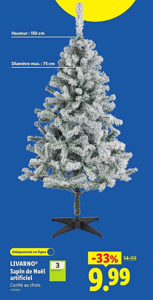 LIVARNO® Sapin de Noël artificiel
