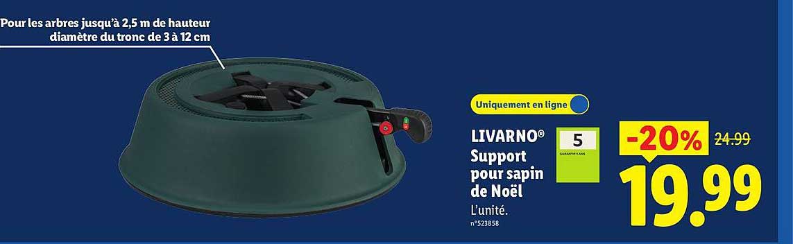 LIVARNO® Support pour sapin de Noël
