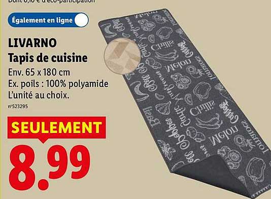 LIVARNO Tapis de cuisine