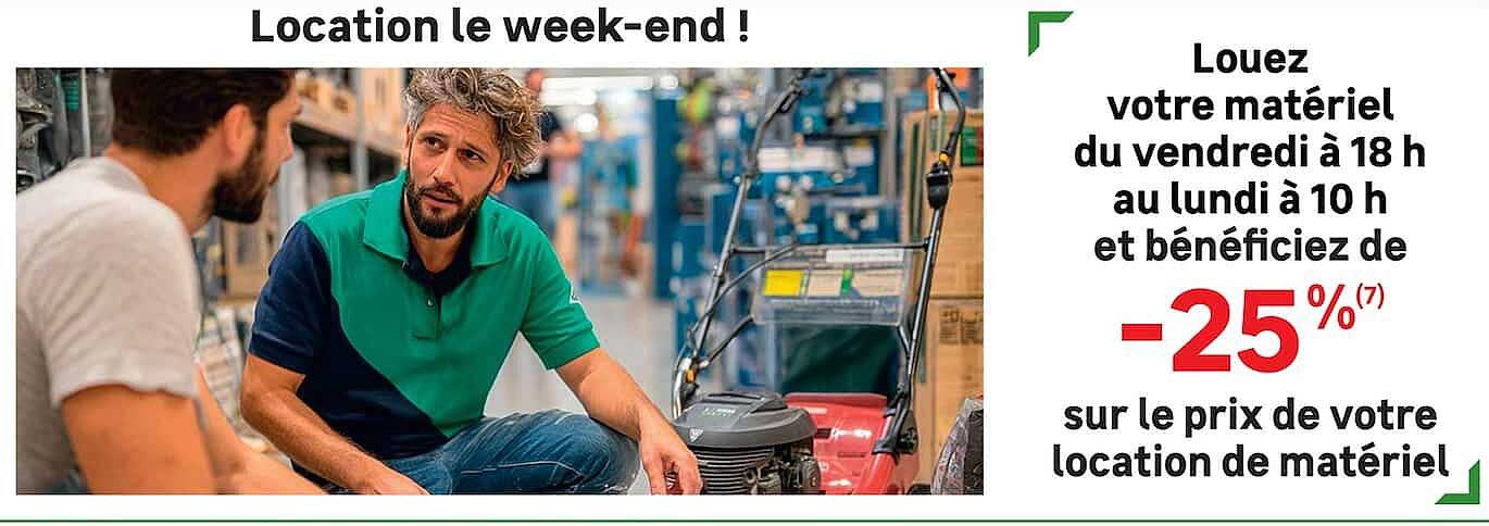 Location le week-end !