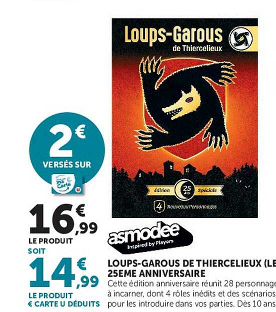LOUPS-GAROUS DE THIERCELIEUX (LE 25EME ANNIVERSAIRE)