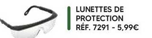 LUNETTES DE PROTECTION RÉF. 7291 - 5,99€