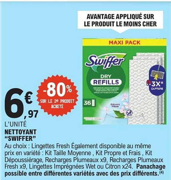 L'UNITE NETTOYANT "SWIFFER"