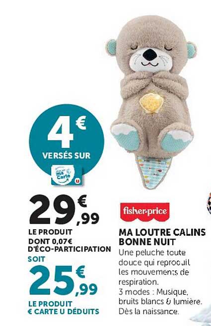 MA LOUTRE CALINS BONNE NUIT
