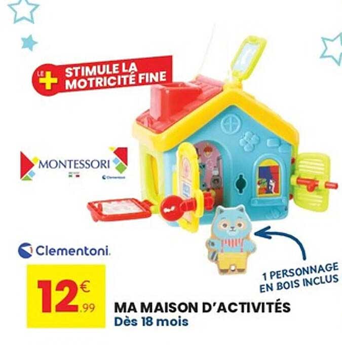 MA MAISON D’ACTIVITÉS Dès 18 mois