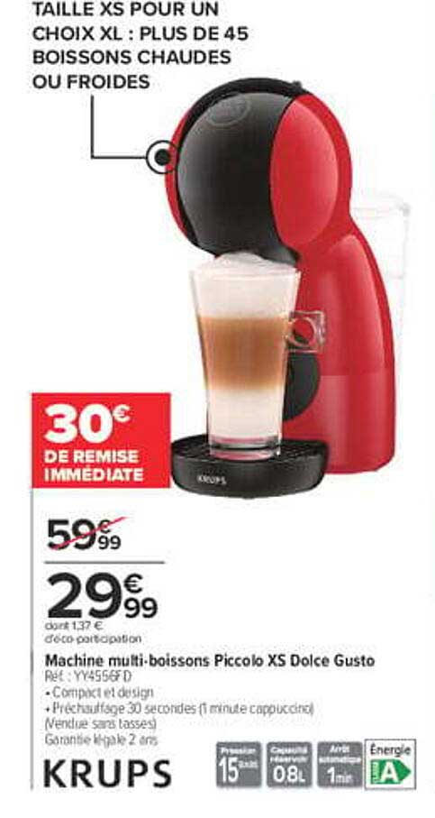 Machine multi-boissons Piccolo XS Dolce Gusto