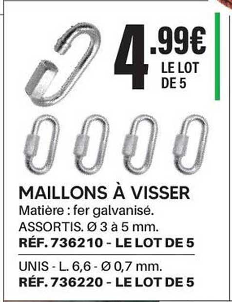 MAILLONS À VISSER