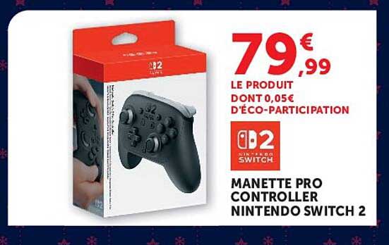 MANETTE PRO CONTROLLER NINTENDO SWITCH 2