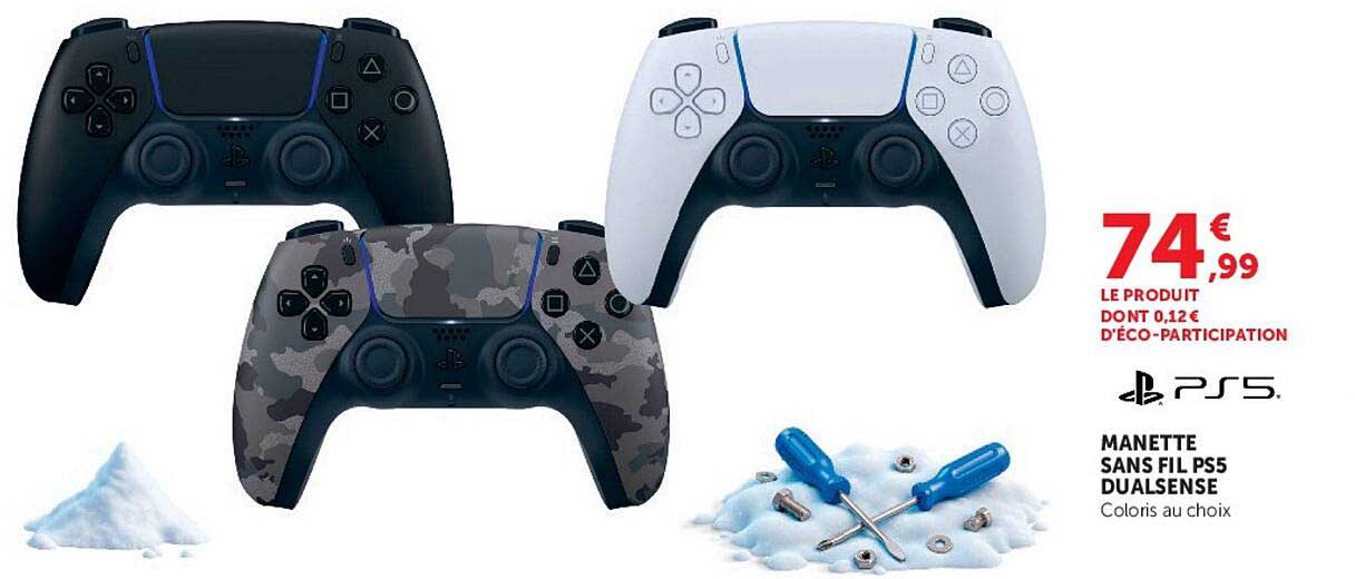 MANETTE SANS FIL PS5 DUALSENSE
