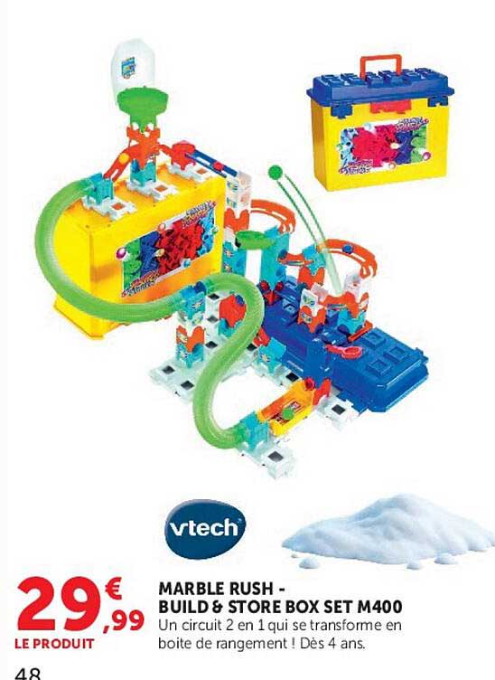MARBLE RUSH - BUILD & STORE BOX SET M400