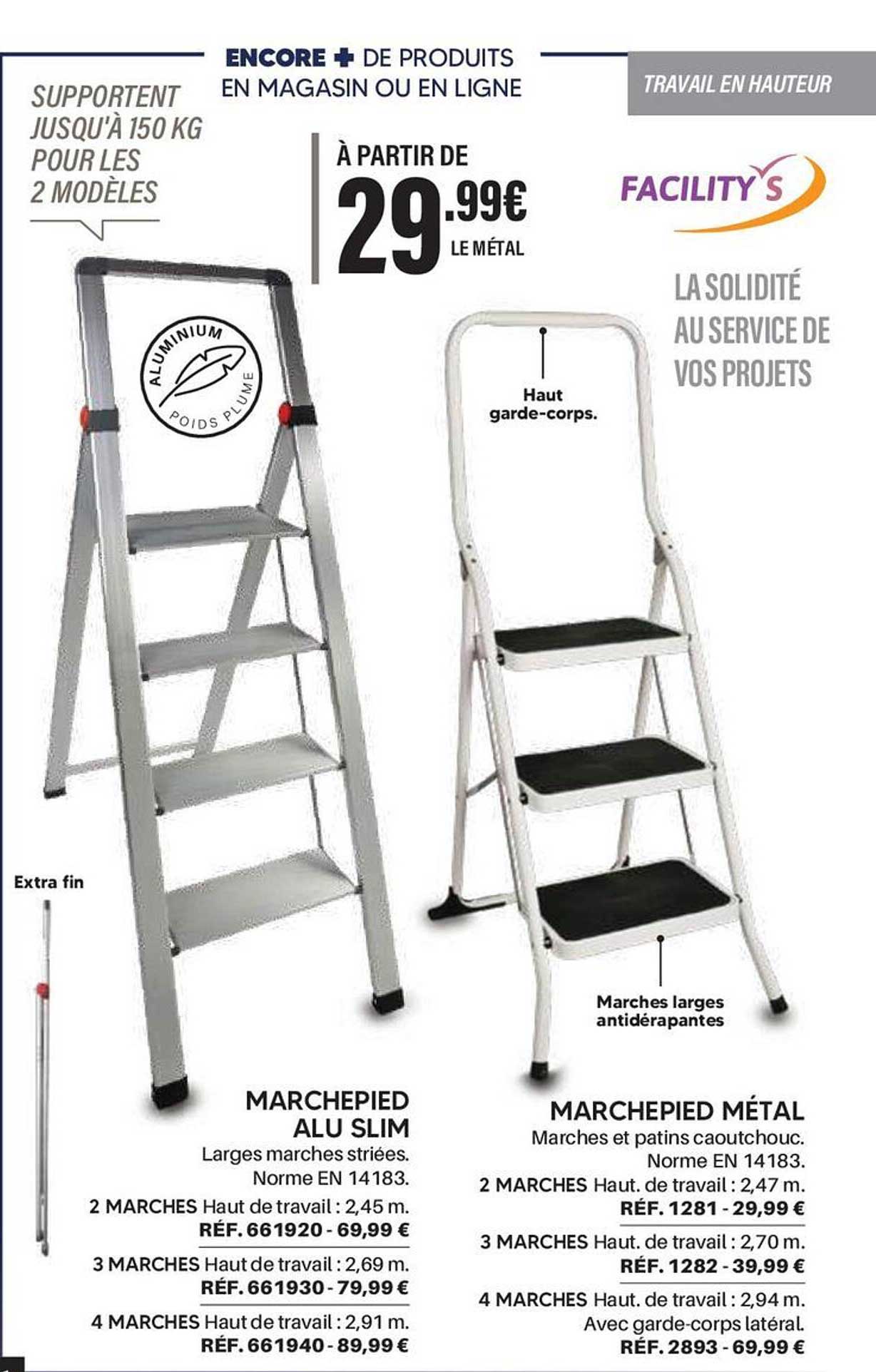 MARCHEPIED ALU SLIM