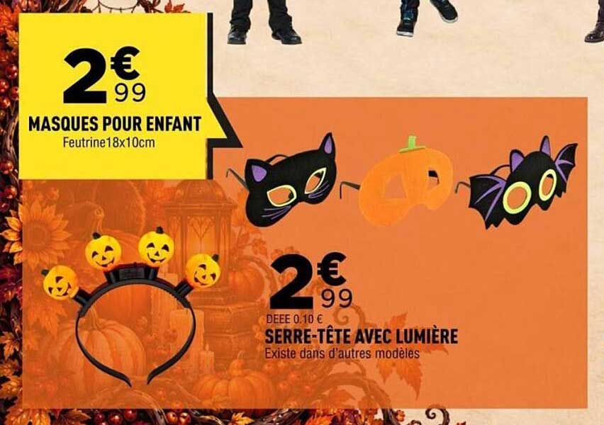 MASQUES POUR ENFANT