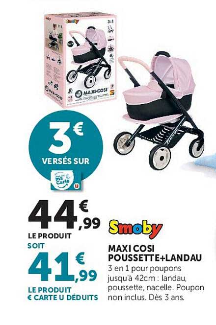 MAXI COSI POUSSETTE+LANDAU