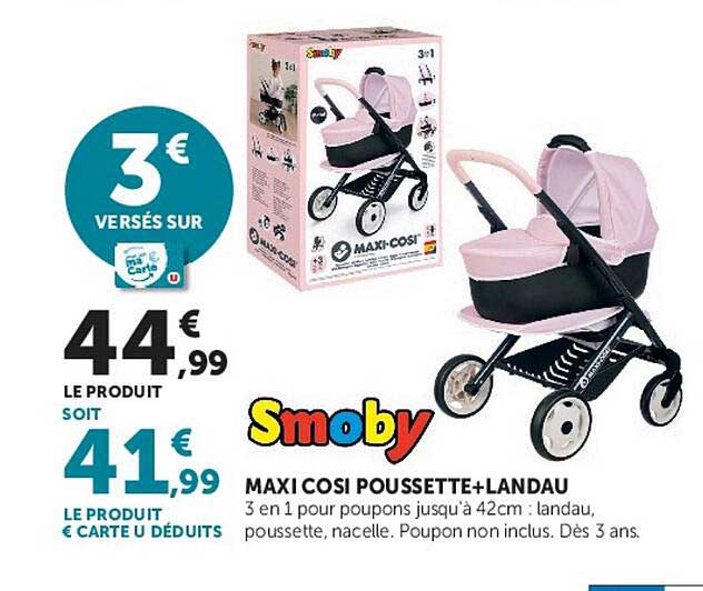 MAXI COSI POUSSETTE+LANDAU