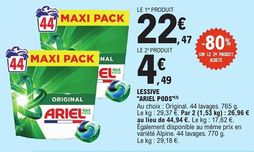 MAXI PACK ARIEL PODS