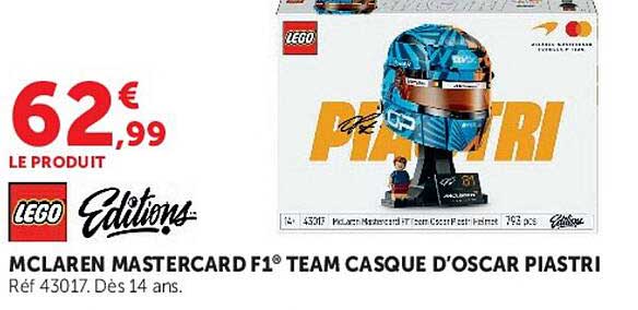 MCLAREN MASTERCARD F1® TEAM CASQUE D'OSCAR PIASTRI