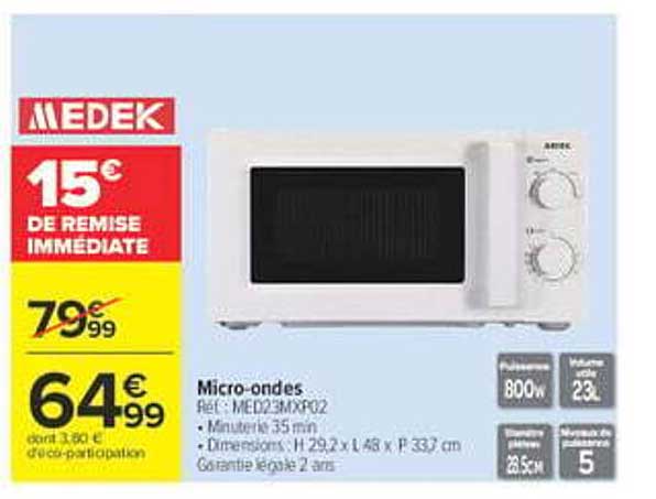 MEDEK Micro-ondes