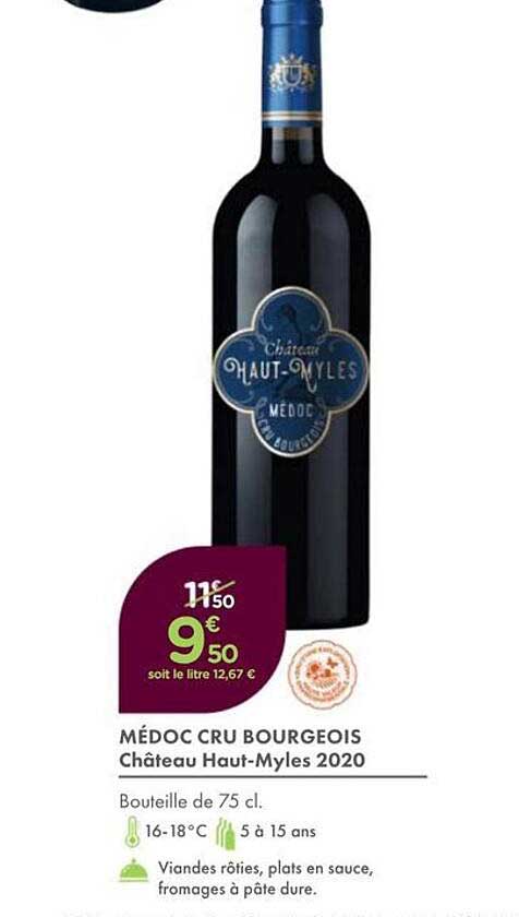 MÉDOC CRU BOURGEOIS Château Haut-Myles 2020