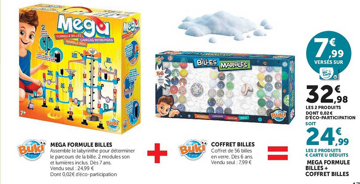 MEGA FORMULE BILLES + COFFRET BILLES