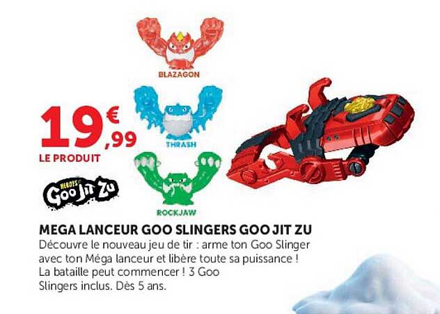 MEGA LANCEUR GOO SLINGERS GOO JIT ZU