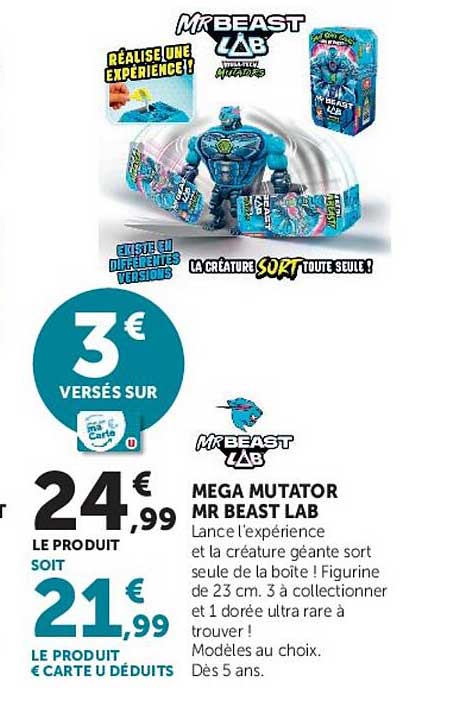 MEGA MUTATOR MR BEAST LAB