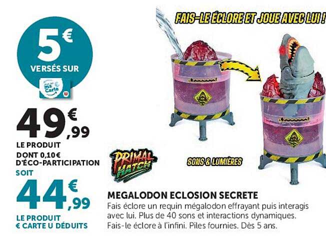 MEGALODON ECLOSION SECRETE