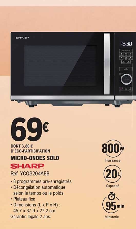 MICRO-ONDES SOLO SHARP