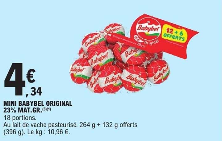 MINI BABYBEL ORIGINAL 23% MAT.GR. (3)(1)