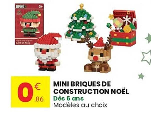 MINI BRIQUES DE CONSTRUCTION NOËL