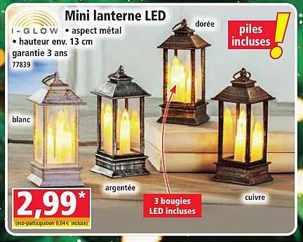Mini lanterne LED