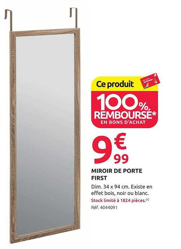 MIROIR DE PORTE FIRST