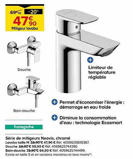 Mitigeur lavabo