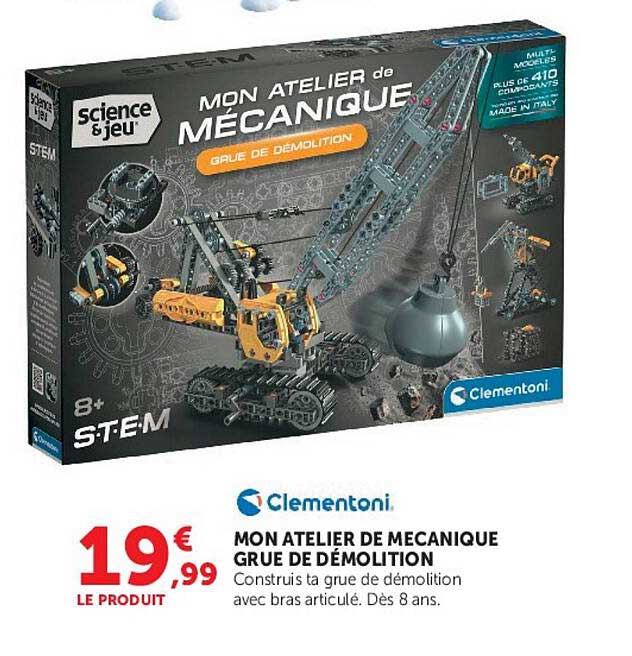MON ATELIER DE MÉCANIQUE GRUE DE DÉMOLITION