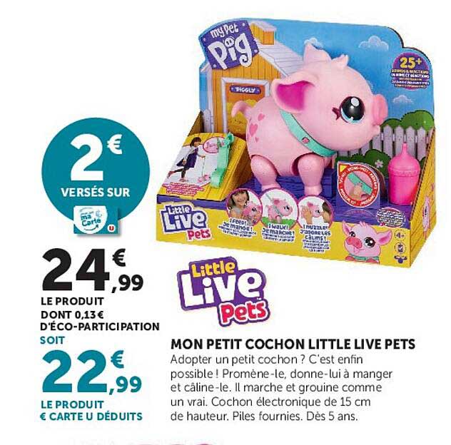 MON PETIT COCHON LITTLE LIVE PETS