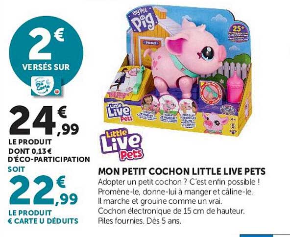 MON PETIT COCHON LITTLE LIVE PETS