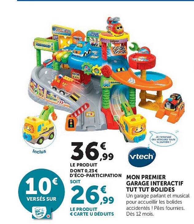 MON PREMIER GARAGE INTERACTIF TUT TUT BOLIDES