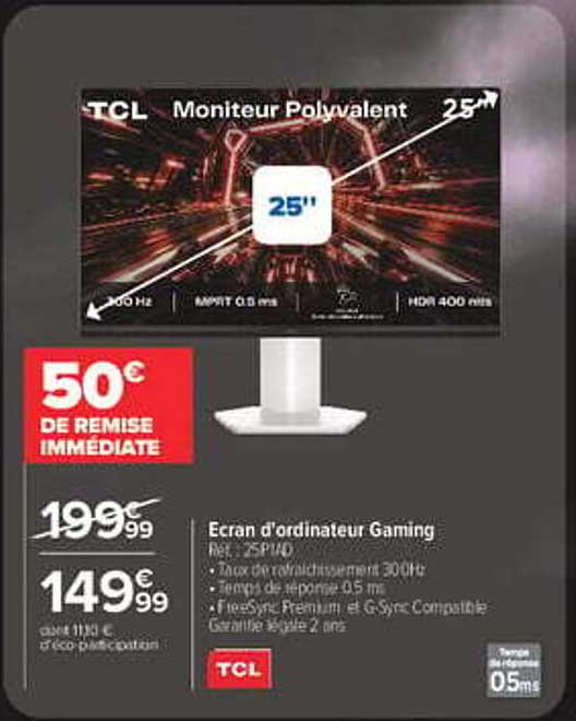 Moniteur Polyvalent 25"