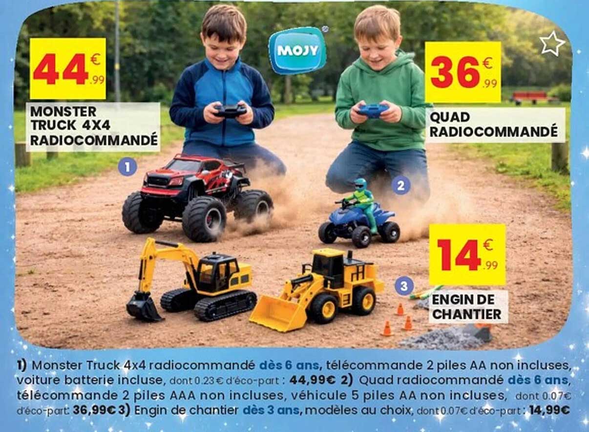 MONSTER TRUCK 4X4 RADIOCOMMANDÉ