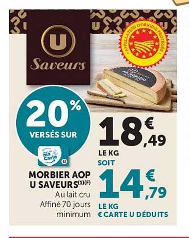 MORBIER AOP U SAVEURS(1)(F)