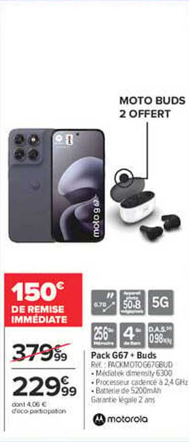 MOTO BUDS 2 OFFERT