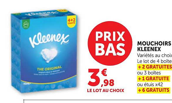 MOUCHOIRS KLEENEX
