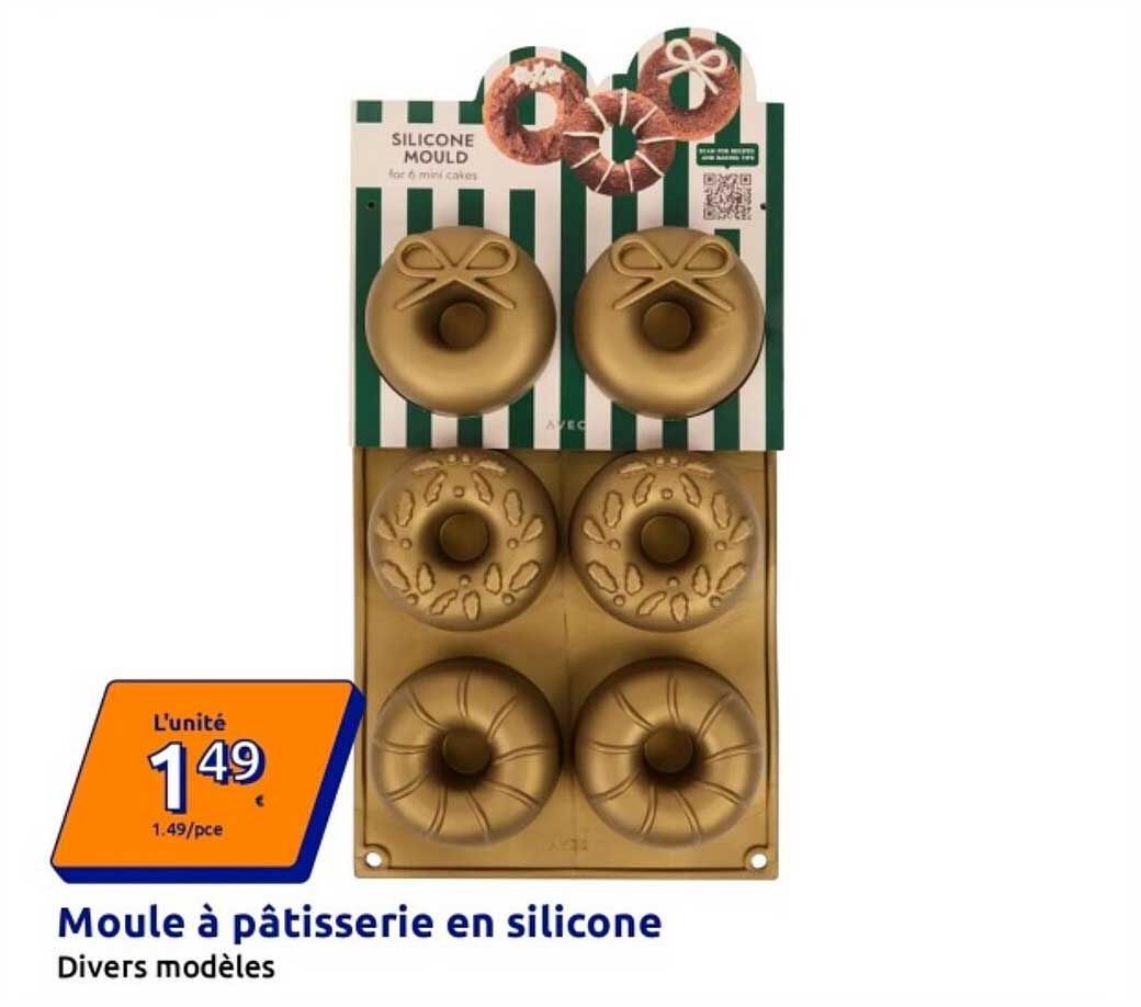 Moule à pâtisserie en silicone