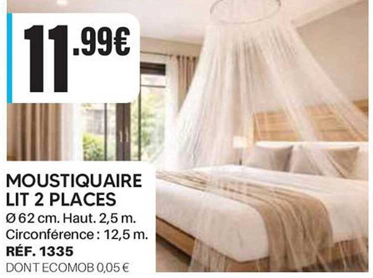MOUSTIQUAIRE LIT 2 PLACES