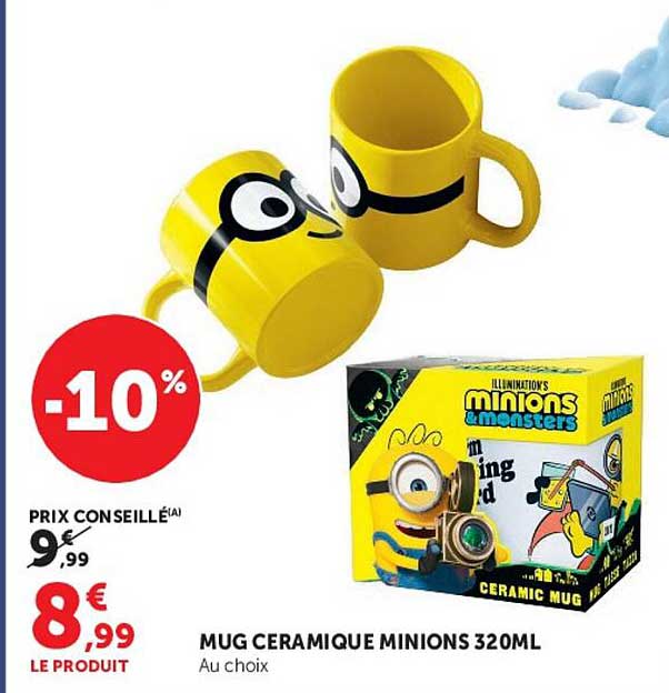 MUG CERAMIQUE MINIONS 320ML