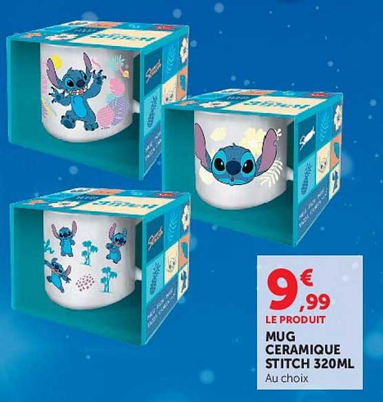 MUG CERAMIQUE STITCH 320ML