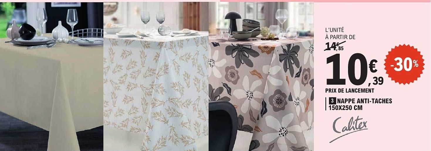 Nappe anti-taches 150x250 cm