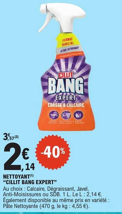 NETTOYANT “CILLIT BANG EXPERT”
