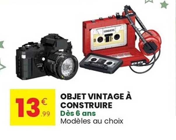 OBJET VINTAGE À CONSTRUIRE