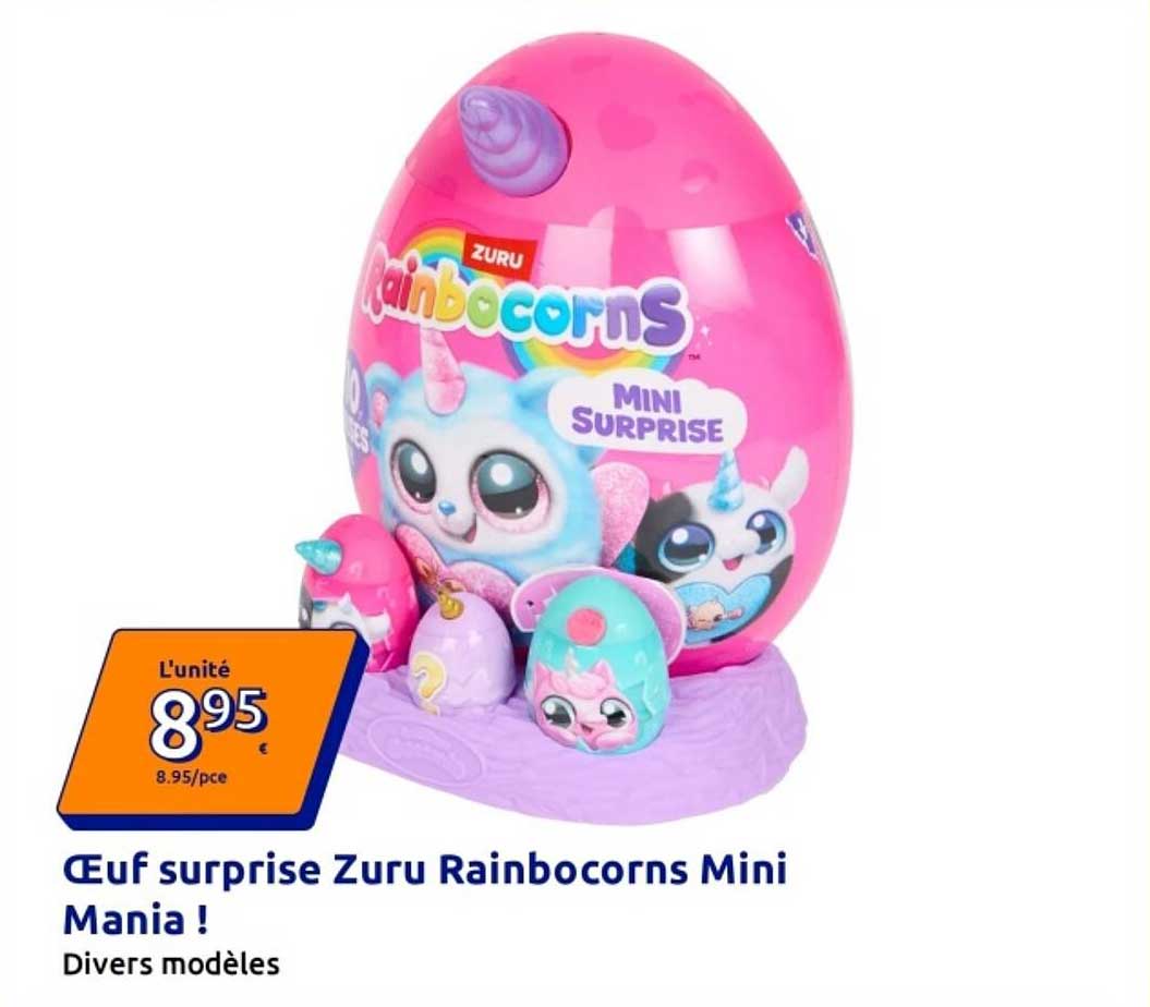 Œuf surprise Zuru Rainbocorns Mini Mania !