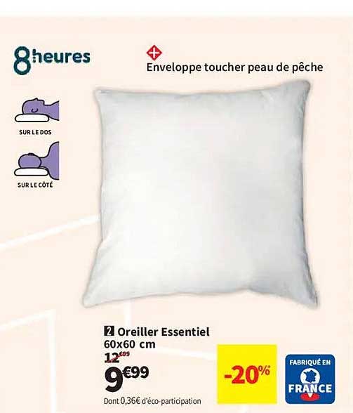 Oreiller Essentiel 60x60 cm